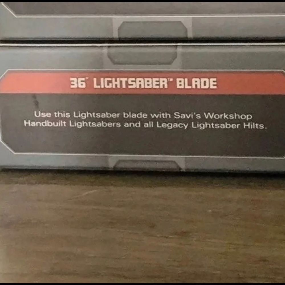 1- Star Wars Galaxy’s Edge Lightsaber Blade 36”